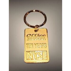 10 Years Office Depot EMPLOYEE Keychain NYSE NY‎ Stock exchange